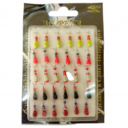 Мормышка вольфрамовая Condor Мормышка КОЗА Н.О. КРАШ. набор уп.30