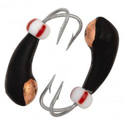 Мормышка вольфрамовая Condor Коза-уралка, с коронкой, 1,5 мм, медь 15 шт