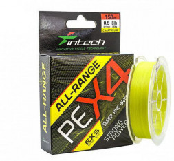 Шнур Intech All-Range PE X-4 150m 0.23mm 22lb / 10.0kg