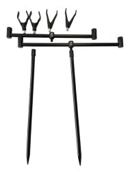 Комплект из 2-х подставок для удочек KYODA, на 2 удочки, тычка копьё, в чехле