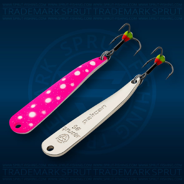 Блесна зимняя Sprut Pro Pelican 55мм 7г PNTR