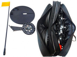 Набор жерлиц RodStars в сумке 10шт алюм. стойка катушка 90мм оснащ.