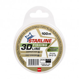 Леска IAM 3D Fishing Line 150m, диаметр 0,18 мм Хамелеон